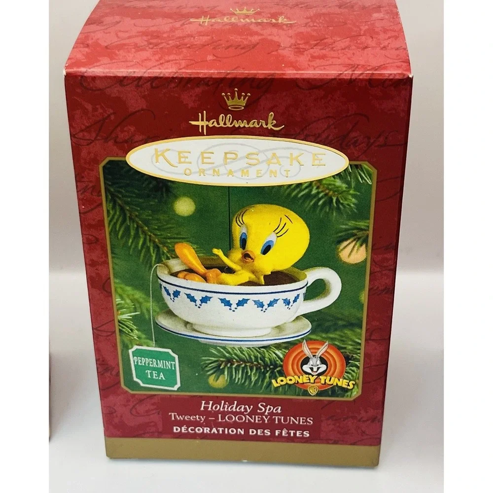 Hallmark Keepsake Looney Tunes Tweety Bird Christmas Ornament Lot of 5